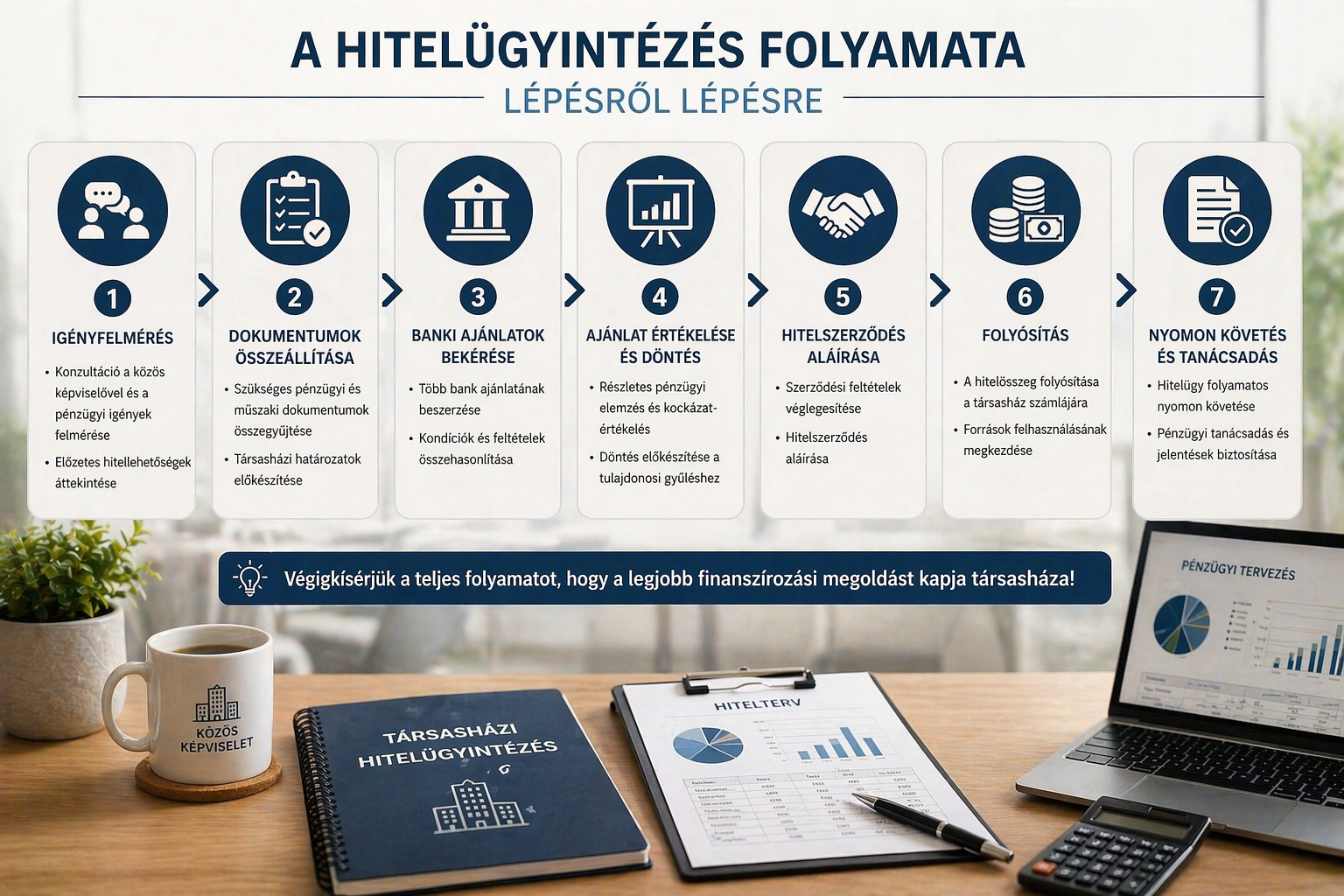 A hitelügyintézés folyamata lépésről lépésre
